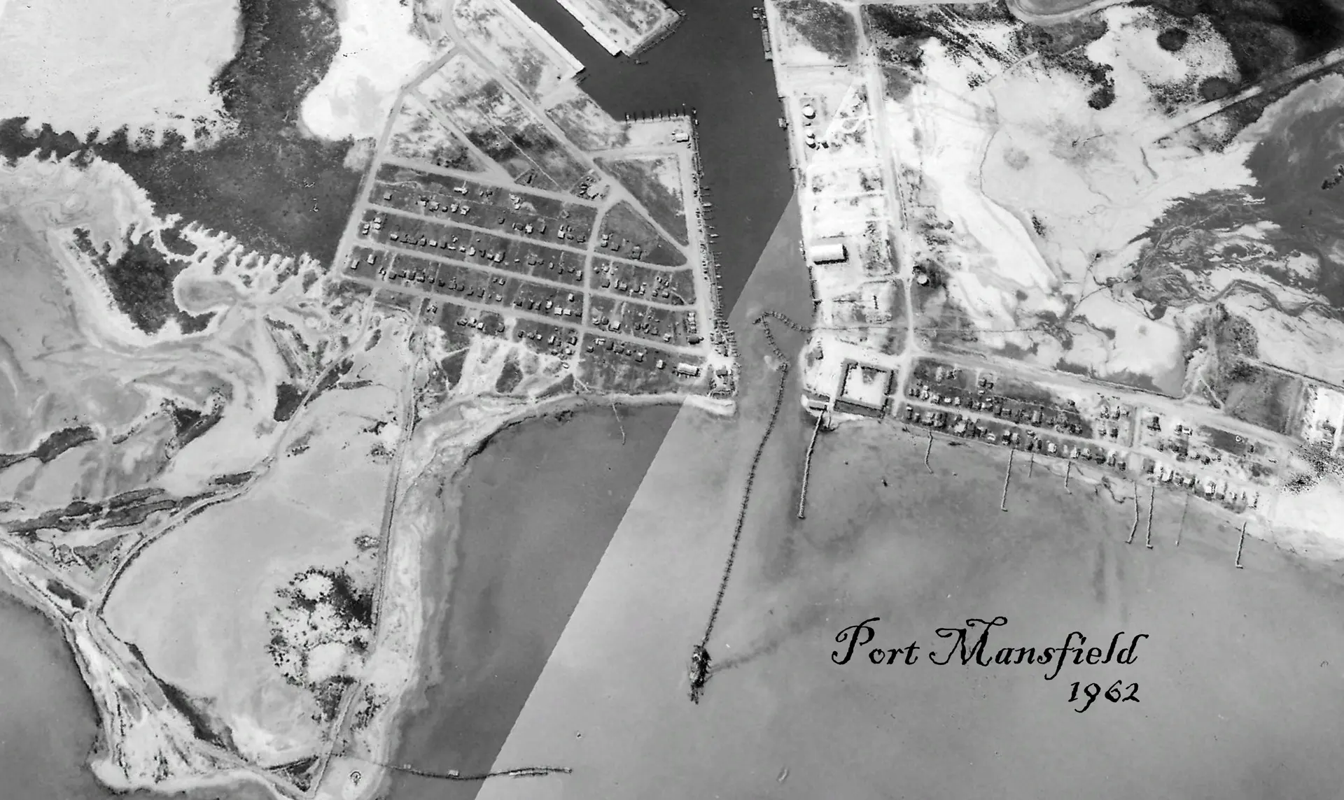 Historic picture of Port Mansfield, 1962